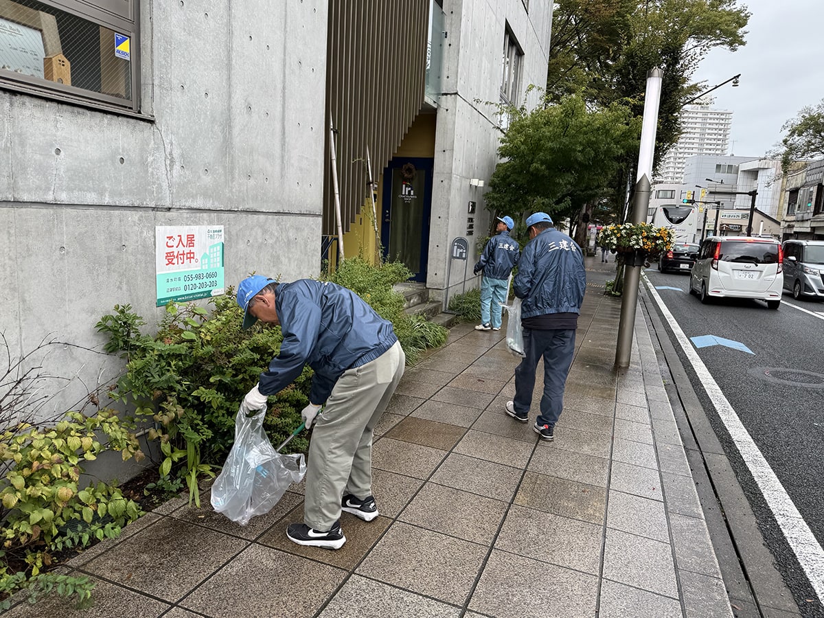三輪建設 社会貢献 清掃活動